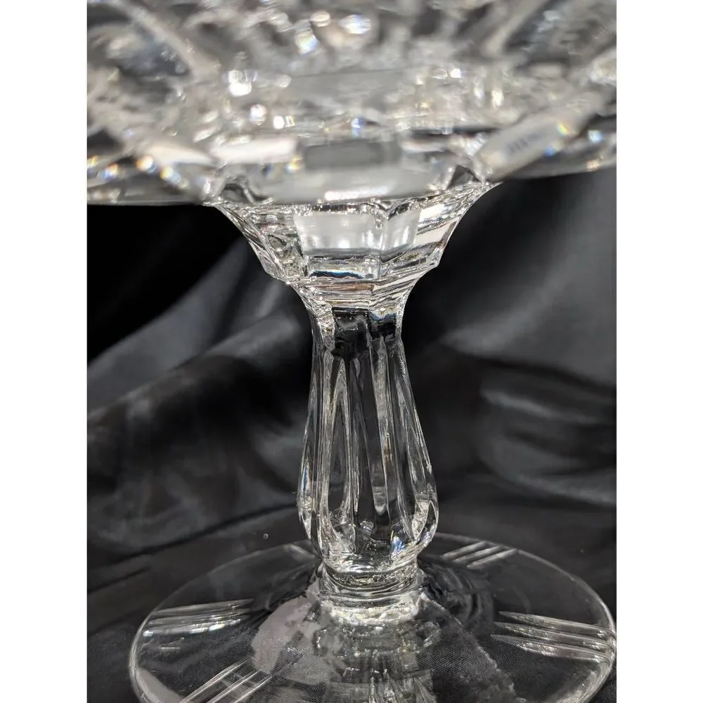 Vintage American Brilliant Cut Rare 2 Piece 1880's Glass Empergne